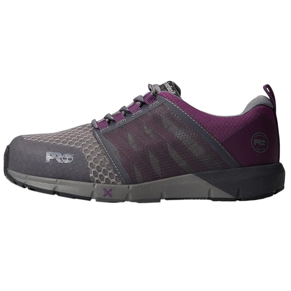 Timberland PRO Womens Radius Composite Toe Work Shoe US 8M EU 38.5 Purple EUC
